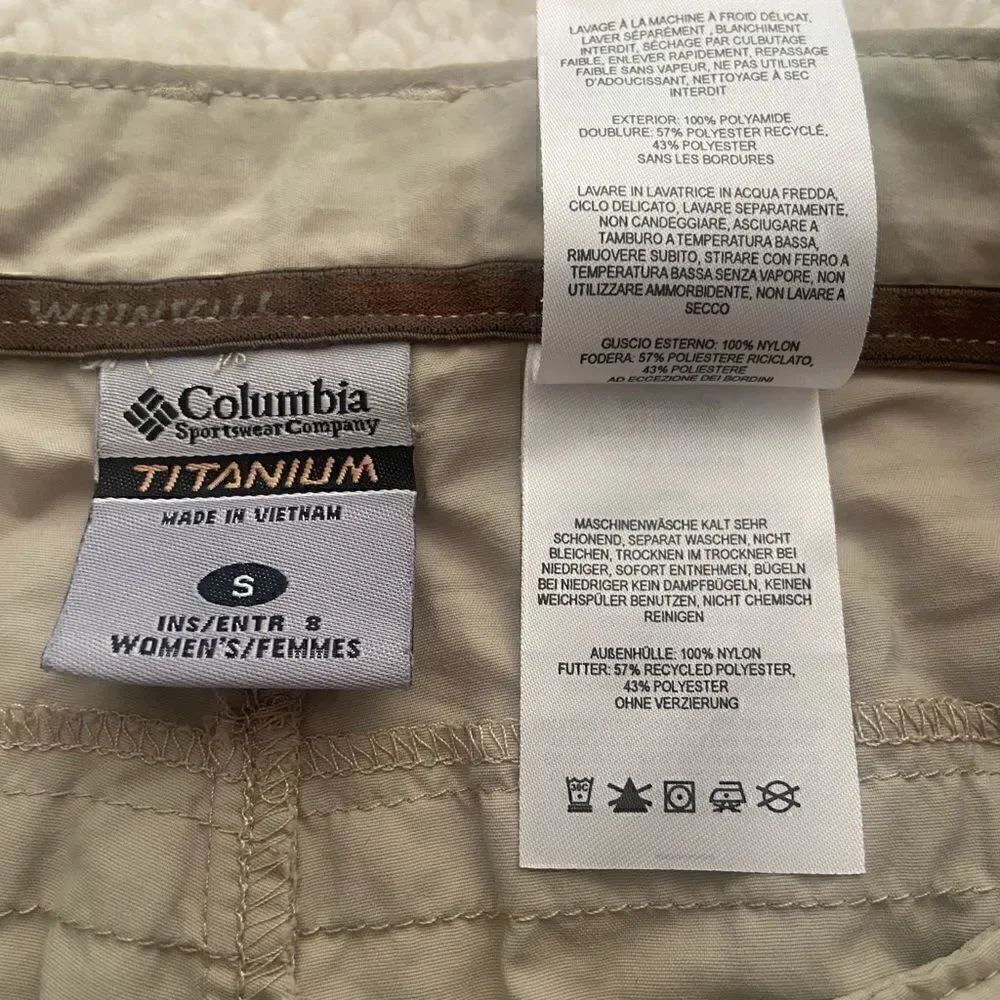 Columbia Titanium Shorts Hiking Shorts Size S